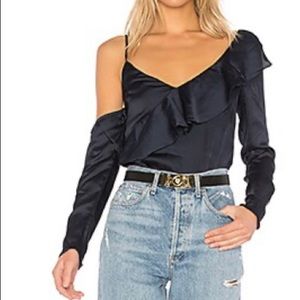 Lovers + Friends navy Haven top